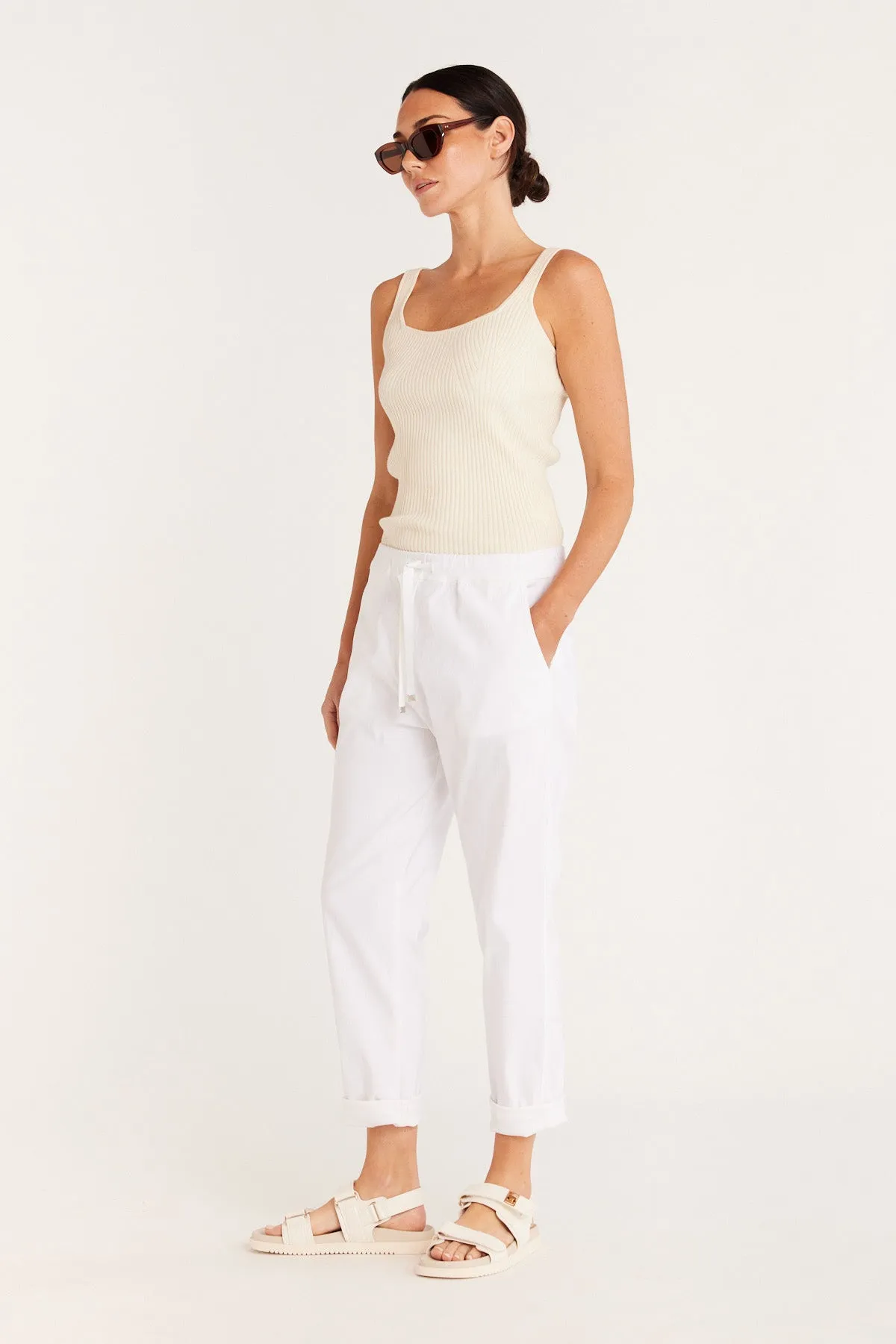 Zoe Jogger  - White