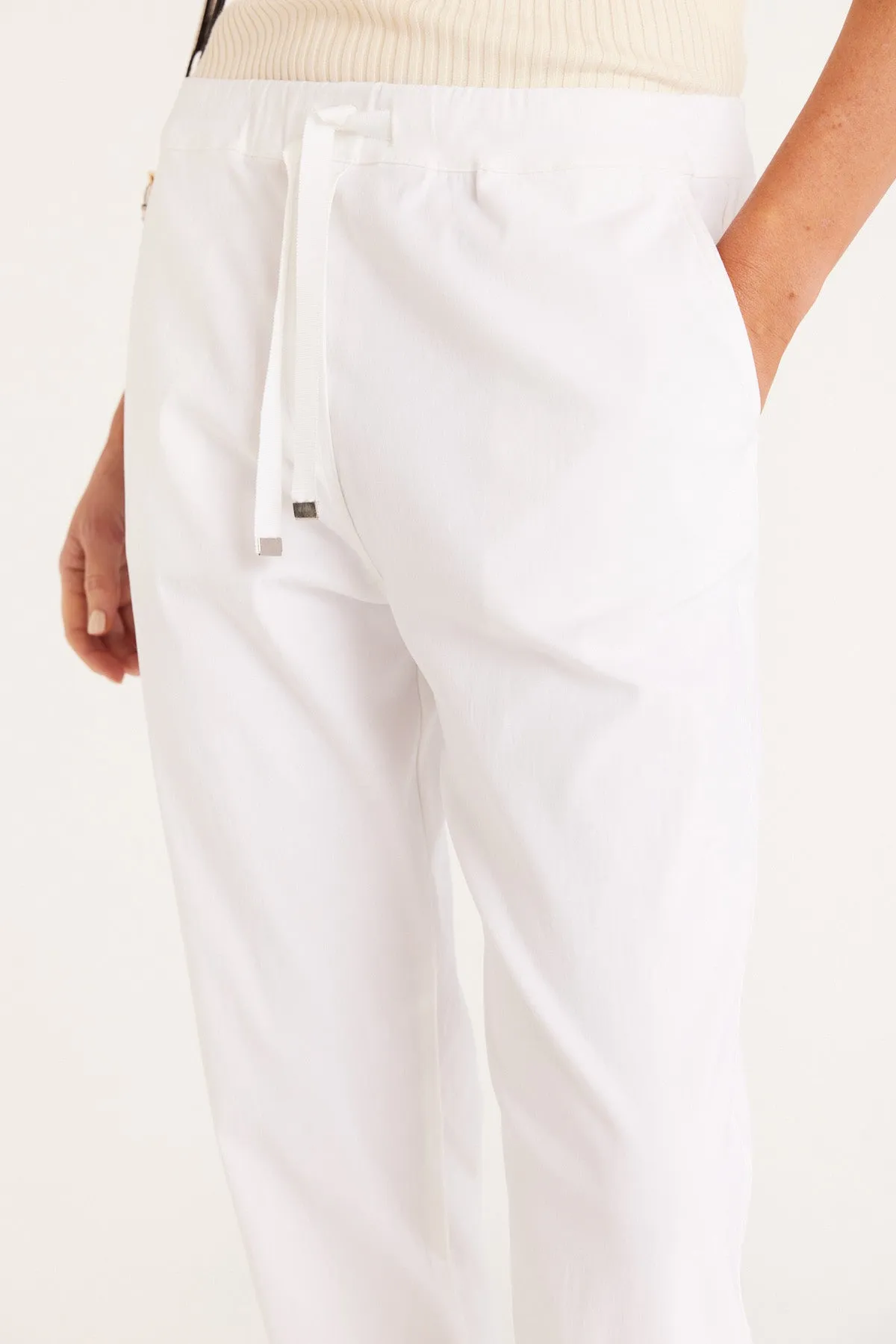 Zoe Jogger  - White